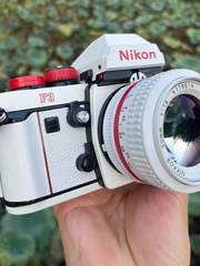 Nikon F3 Custom Modified - Red & White