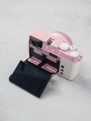 Fujifilm X-E4 Custom Modified - Sakura Pink & White (with XF 18mm F2)