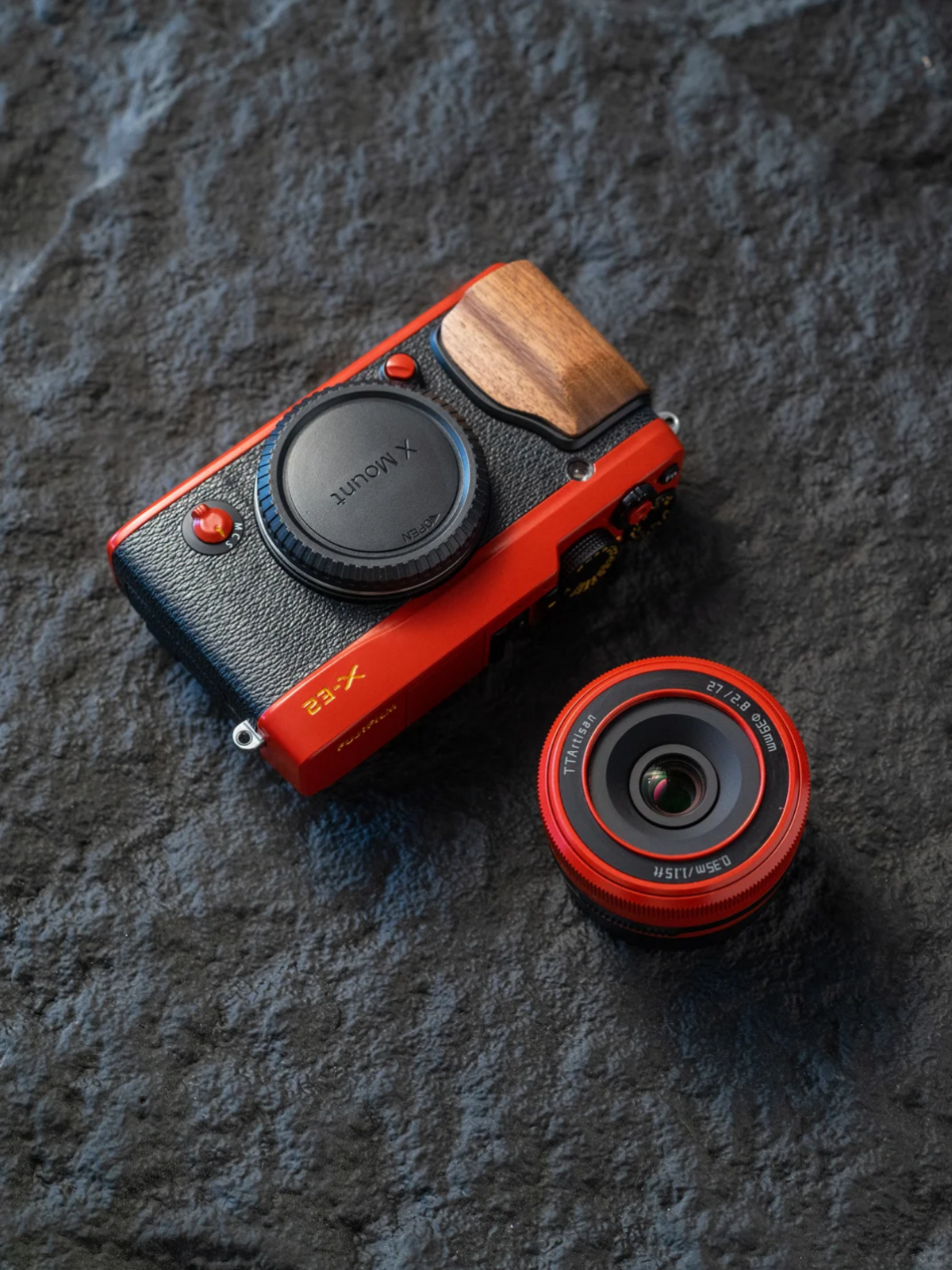 Fujifilm X-E2 Custom Modified - China Red - 2CFA