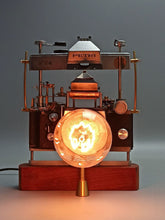 Vintage Disassembled CameraDesk Lamp - Edison Bulb - Upcycled Industrial Decor - 2CFA