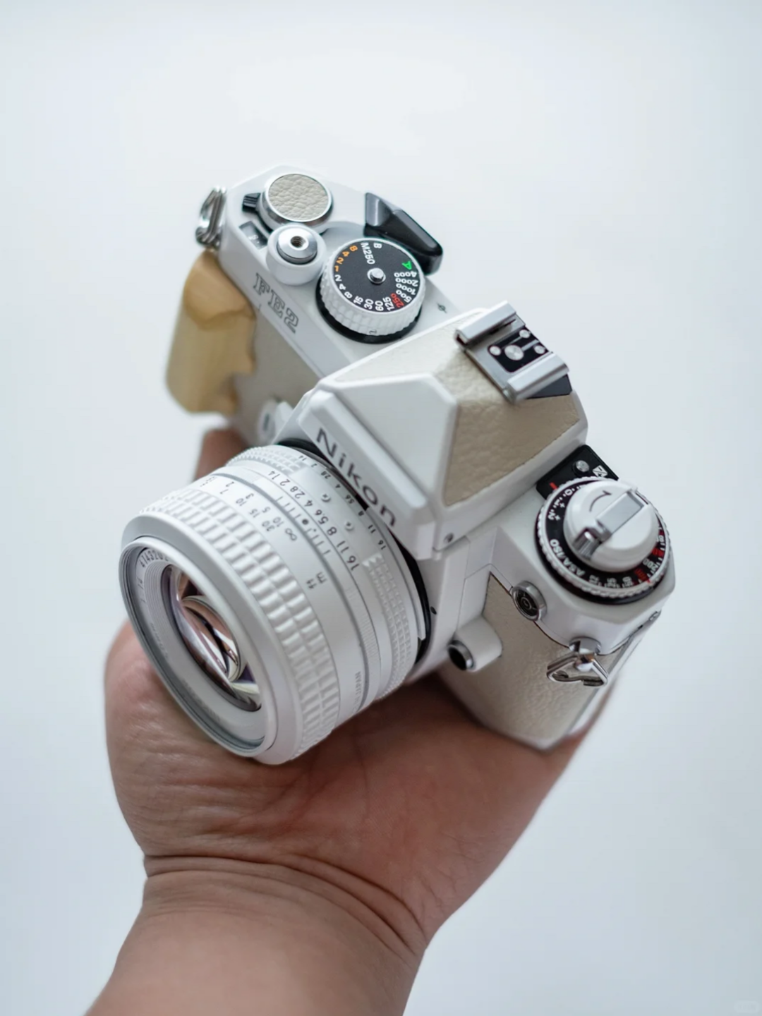 Nikon FE2 Custom Modified - White Birch