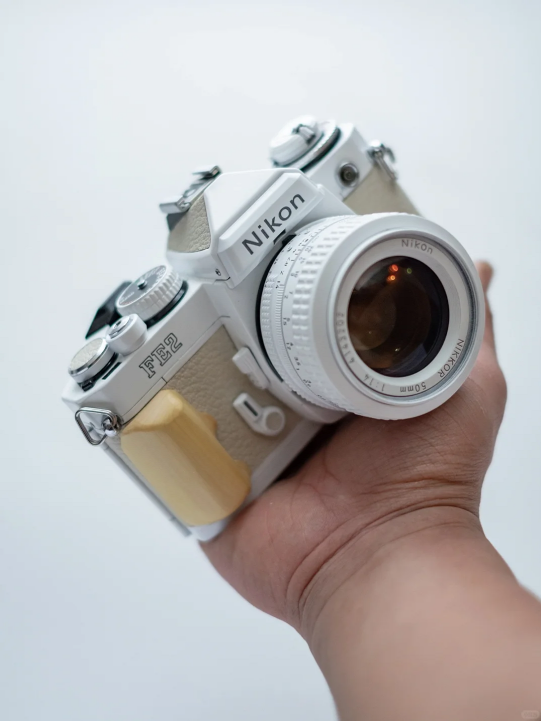 Nikon FE2 Custom Modified - White Birch