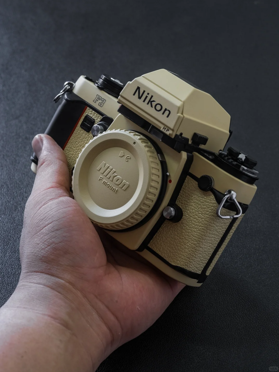 Nikon F3HP Custom Modified - Desert Tan