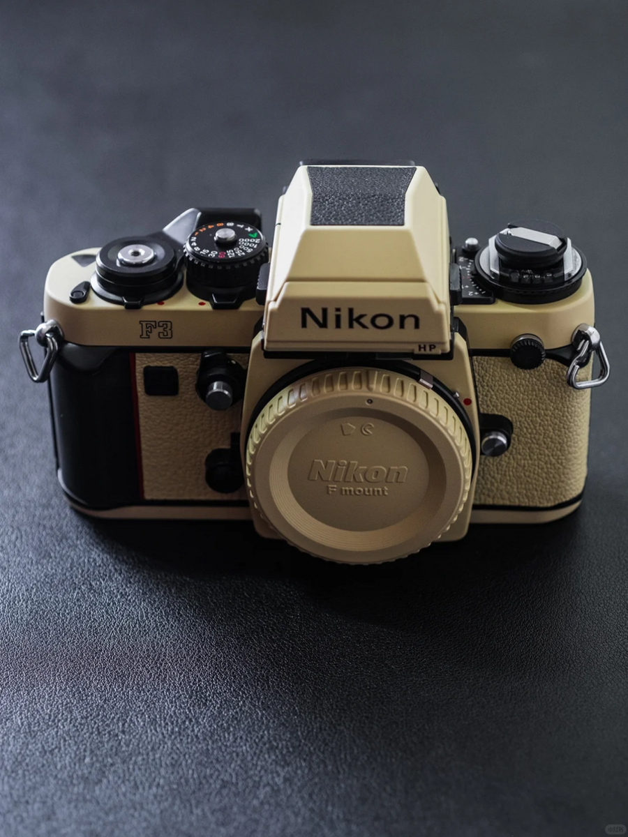 Nikon F3HP Custom Modified - Desert Tan