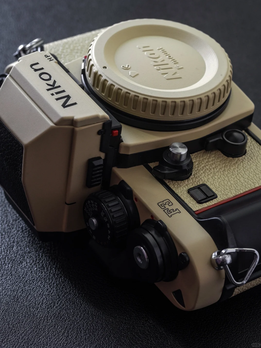 Nikon F3HP Custom Modified - Desert Tan
