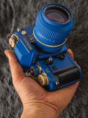 Nikon F3 Custom Modified - Royal Blue & Gold