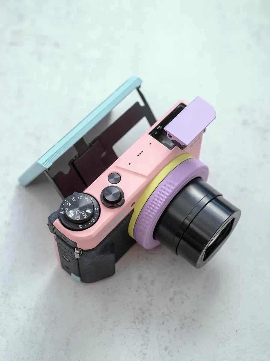 Canon G7X Mark II Custom Modified - Neapolitan Ice Cream