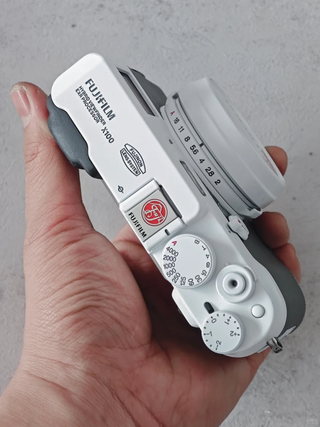 Fujifilm X100 Custom Modified - Arctic White & Charcoal