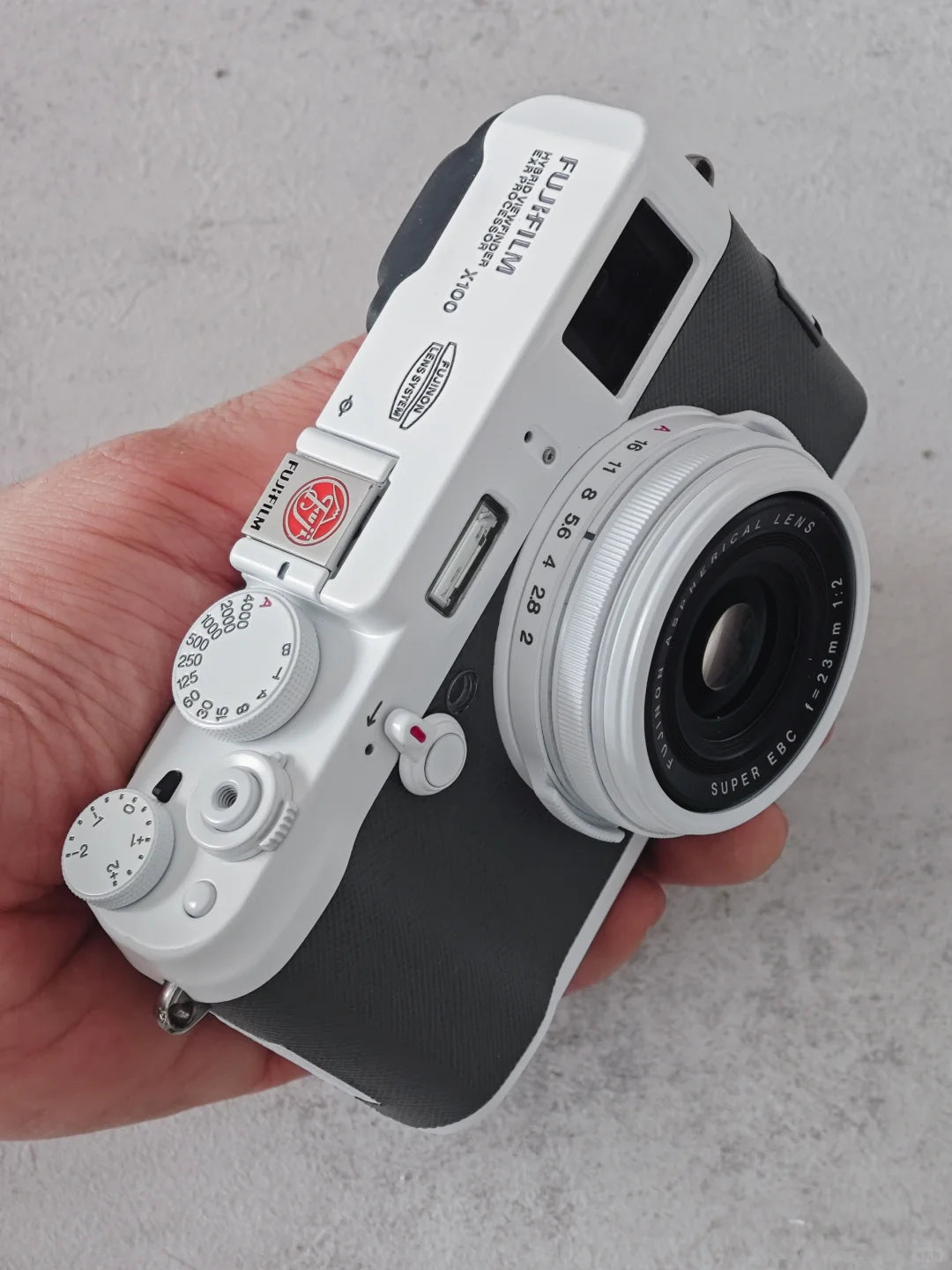 Fujifilm X100 Custom Modified - Arctic White & Charcoal