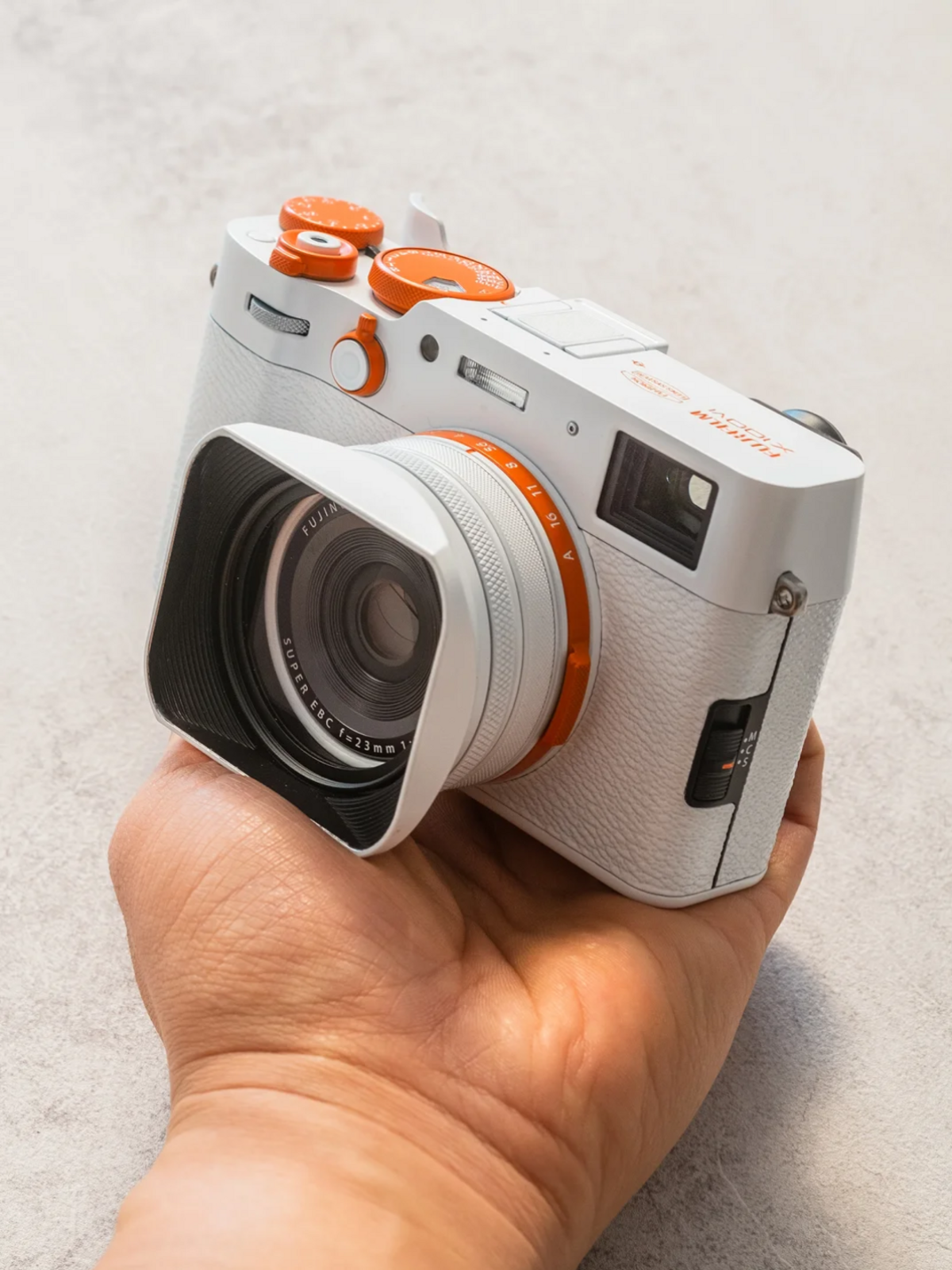 Fujifilm X100VI Custom Modified - Arctic Orange