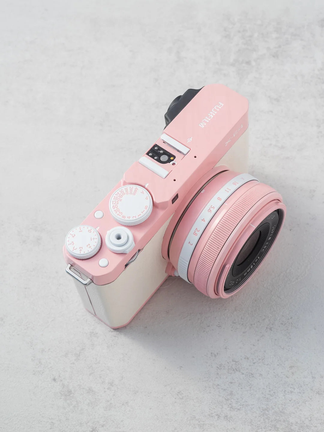 Fujifilm X-E4 Custom Modified - Sakura Pink & White (with XF 18mm F2)