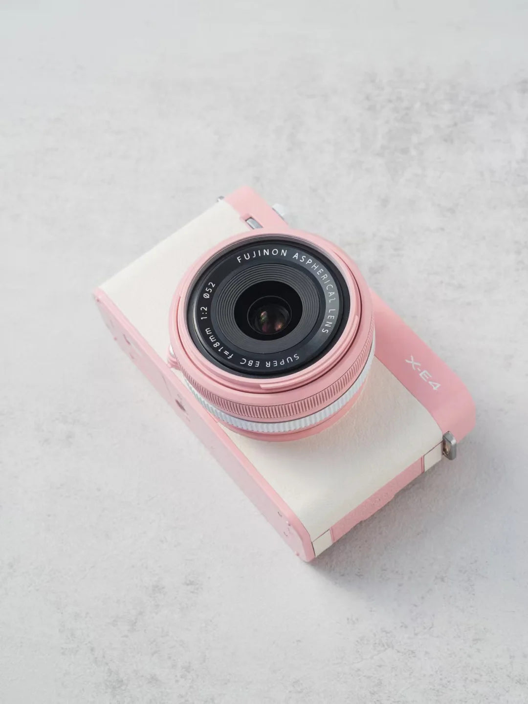 Fujifilm X-E4 Custom Modified - Sakura Pink & White (with XF 18mm F2)