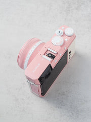 Fujifilm X-E4 Custom Modified - Sakura Pink & White (with XF 18mm F2)
