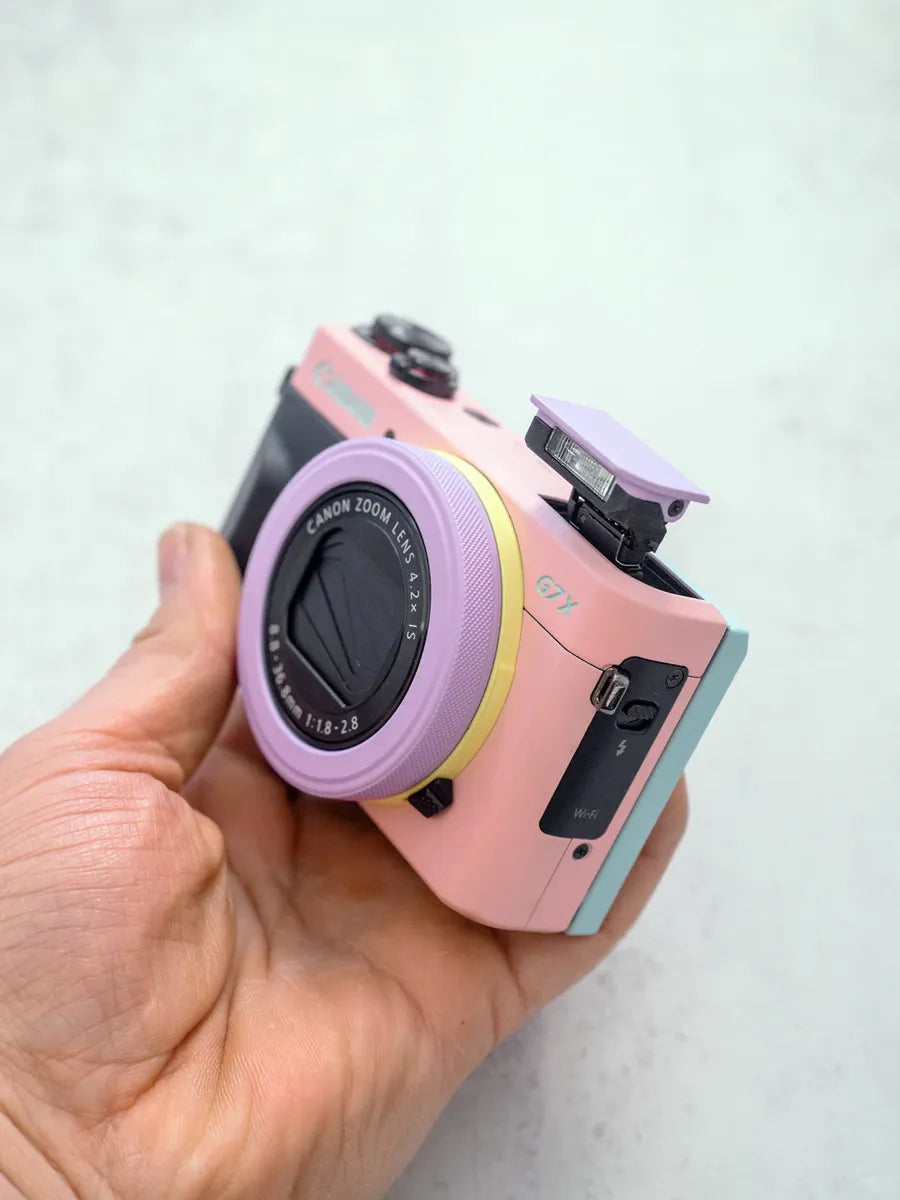 Canon G7X Mark II Custom Modified - Neapolitan Ice Cream