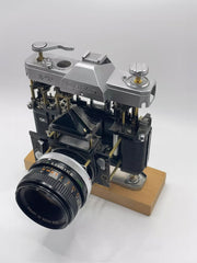 Canon FT Exploded View Camera Art - Vintage 35mm Display /  Disassembled Camera - 2CFA
