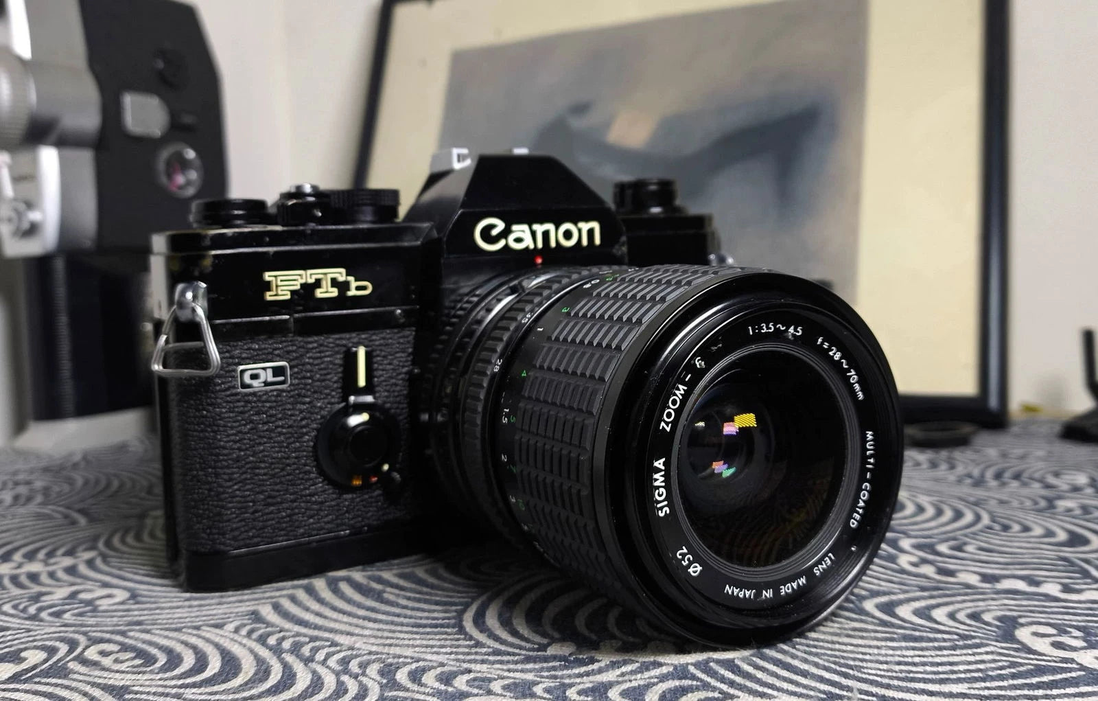 Canon FTbN - Black Paint - Classic 35mm Film SLR - 2CFA
