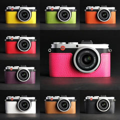 Genuine Leather for Leica X1 X2 Camera Bag XE X-E Typ102 Leather Case Handle Base Half Cover - 2CFA