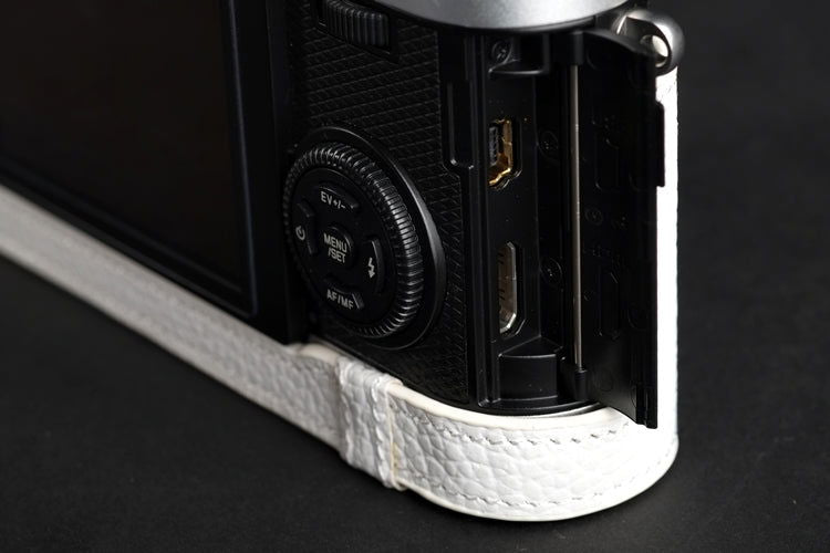 Genuine Leather for Leica X1 X2 Camera Bag XE X-E Typ102 Leather Case Handle Base Half Cover - 2CFA