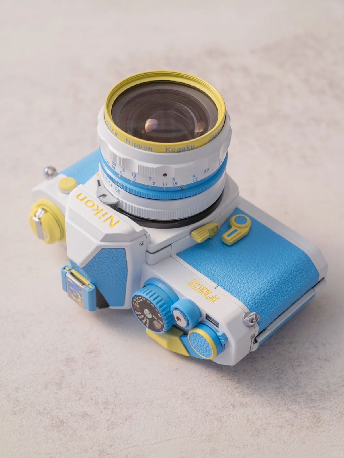 Nikon FM2 Custom Modified - Baby Blue Edition - 2CFA
