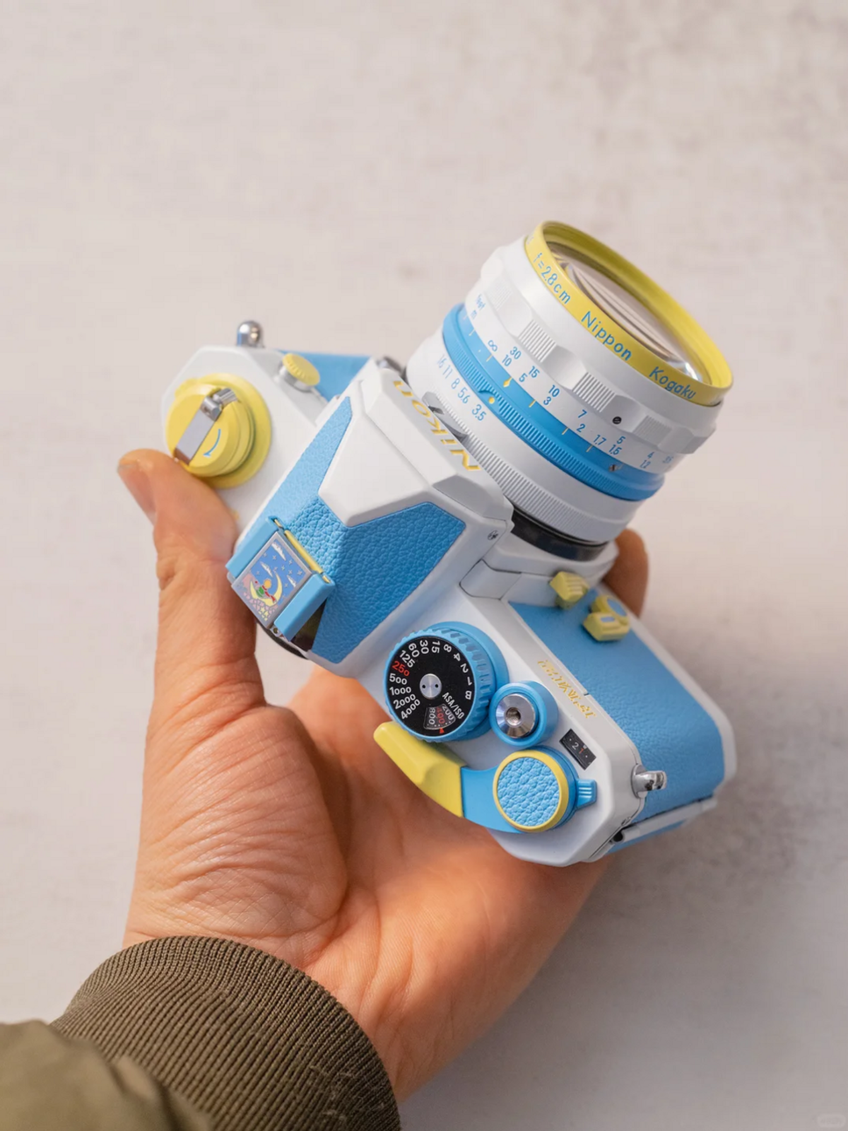 Nikon FM2 Custom Modified - Baby Blue Edition - 2CFA