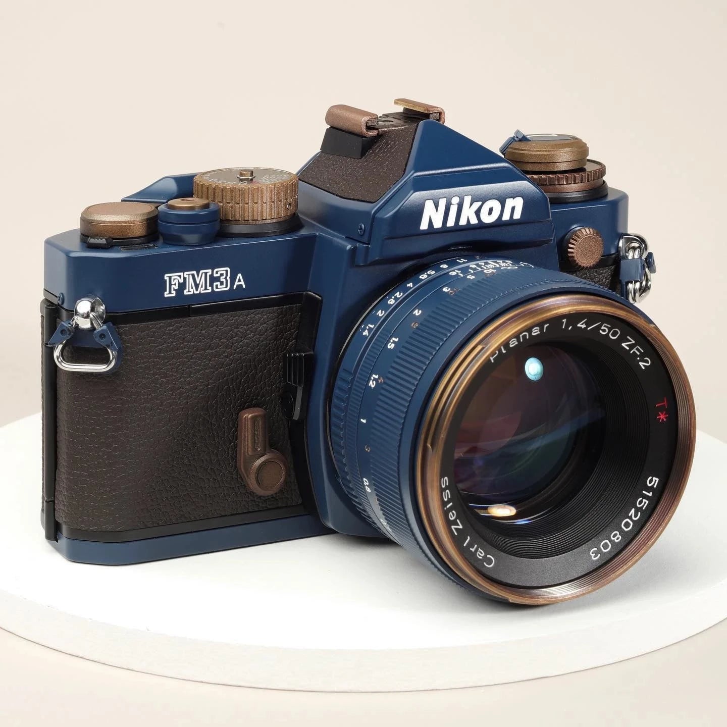 Nikon FM3A Custom Modified - Royal Blue Edition - 2CFA