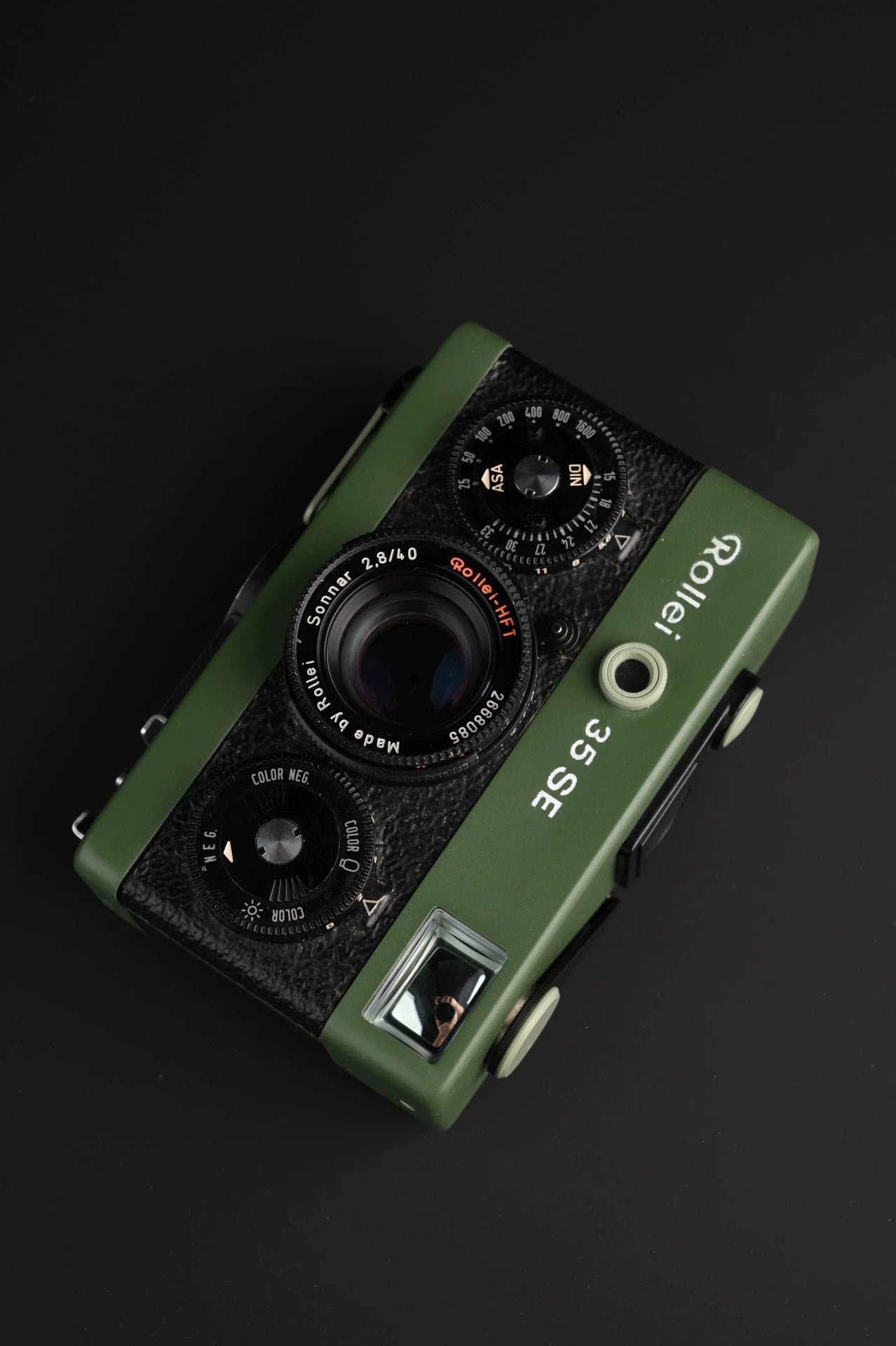 Rollei 35 SE Custom Modified - Olive Green