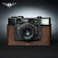 TP Handmade Leather Konica C35 EFJ AF AF2 Camera Bag C35 Genuine Leather Case Film Camera Protective Case - 2CFA