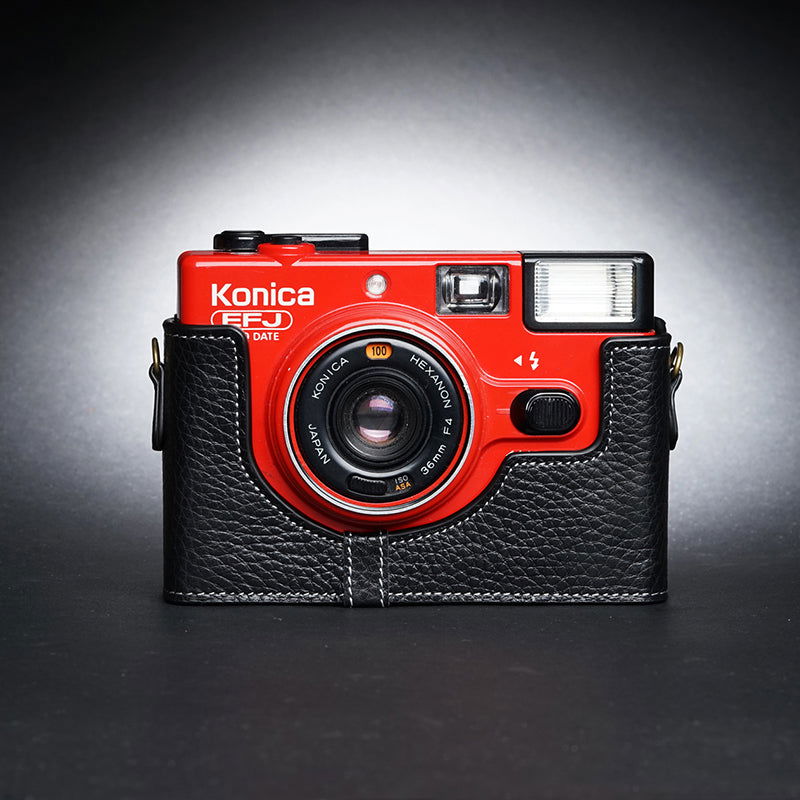 TP Handmade Leather Konica C35 EFJ AF AF2 Camera Bag C35 Genuine Leather Case Film Camera Protective Case - 2CFA