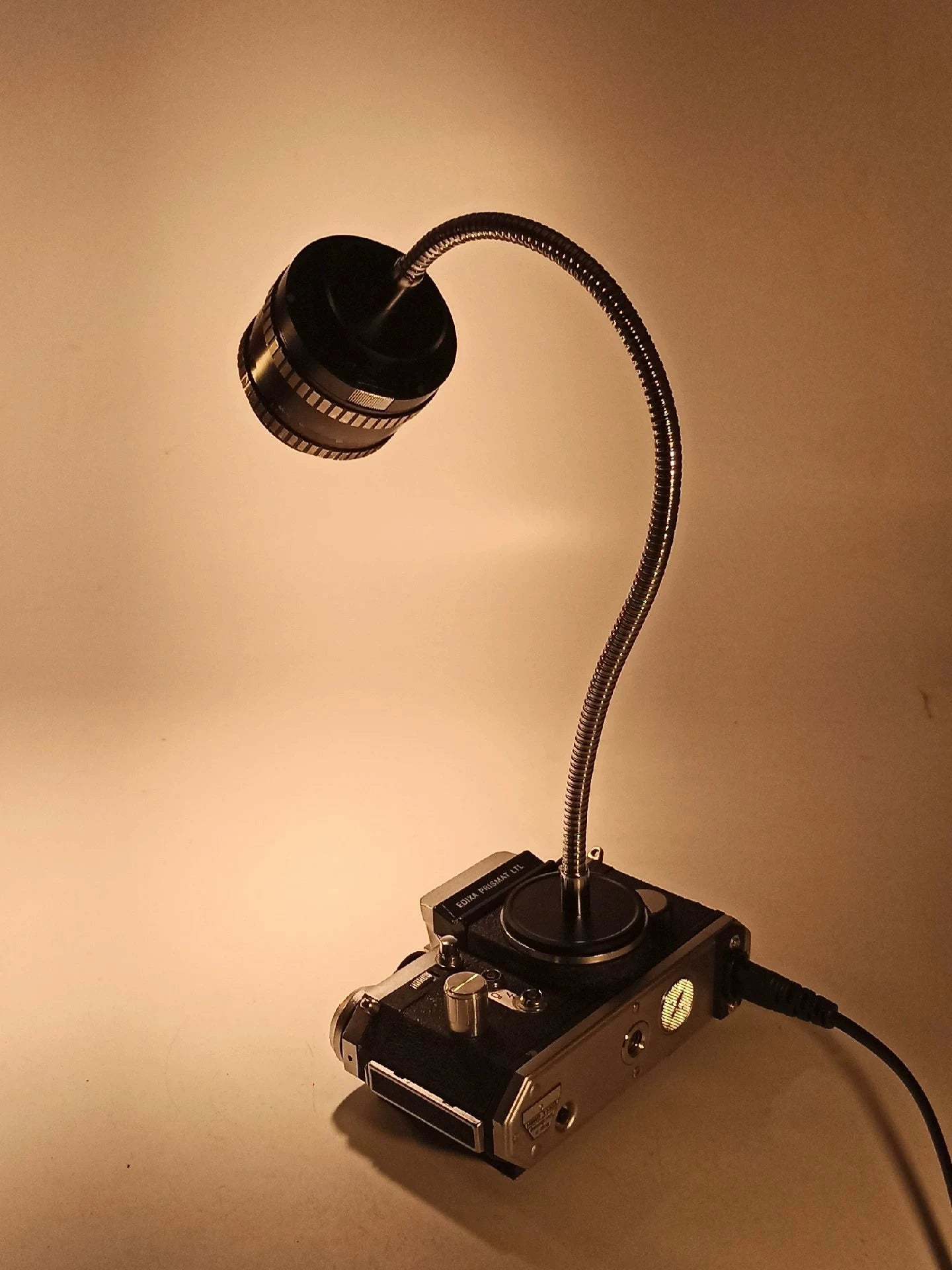 Vintage M42 Camera Desk Lamp - USB Powered - 2CFA